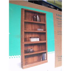BOXED SAUDER 5 SHELF BOOKCASE