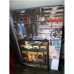 5 CANVASS PICS AND FRAMED PIC