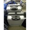 Image 1 : 2 PC MATCHING GREY LUGGAGE SET