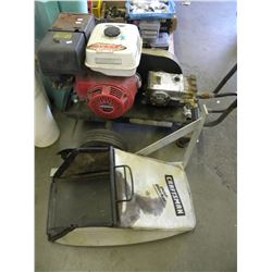 GAS HONDA POWER WASHER/SHELF CORNER/GRASS CATCHER