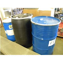 3 STORAGE DRUMS