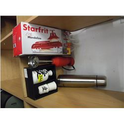 STARFRIT WALL LAMP/HAND BLENDER/THERMOS/SUSHI DIHES