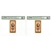 Image 1 : Bank of Taiwan, 1950-1951 "Kinmen (Quemoy)" High Grade Sequential Pair Issue.