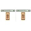 Image 1 : Bank of Taiwan, 1950-1951 "Kinmen (Quemoy)" High Grade Sequential Pair Issue.