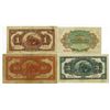 Image 2 : Russo-Asiatic Bank, 1917 "Harbin" Issue Quartet.