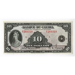 Banque Du Canada, 1935 "French Issue" Banknote.