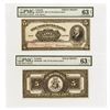 Image 1 : Molson's Bank, 1922 Face and Back Proofs.