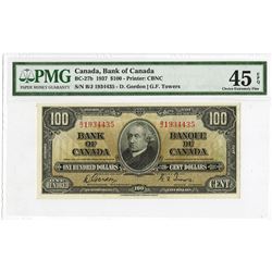 Bank of Canada, 1937 Issue Banknote.