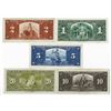 Image 2 : Bank of Canada, 1937, Set of 5 King George VI Notes