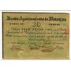 Image 2 : Ylustre Ayuntamiento de Matanzas, 1880 Issued Circulating Bond.