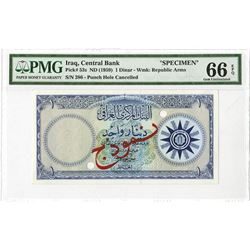 Central Bank of Iraq, ND (1959), Specimen Note