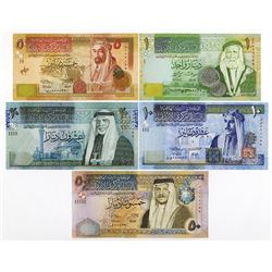 Central Bank of Jordan, 2011-2014, Issued Matching Low Serial Number Set