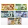 Image 1 : Central Bank of Jordan, 2011-2014, Issued Matching Low Serial Number Set