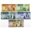 Image 1 : Central Bank of Jordan, 2011-2014, Issued Matching Low Serial Number Set