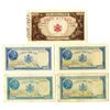 Image 1 : Banca Nationala a Romaniei, 1944-1945, Quintet of Issued Notes