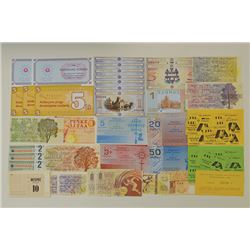 Group of Russian Banknotes