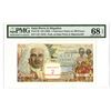 Image 1 : Saint Pierre & Miquelon, ND (1963) Tied with Finest Known "Nouveaus Francs" Issue Banknote.