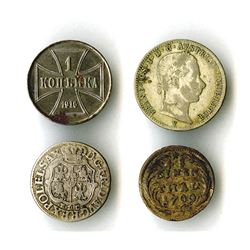 Germany and Austria, 1700-1916, Quartet of Better Coins