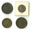 Image 1 : Great Britain: 1723-1797, Quartet Copper Coins