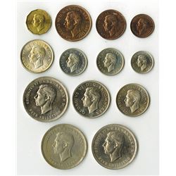 Great Britain: 1951, Set of 13 Proof and Uncirculated Coins