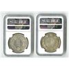 Image 2 : Japan, Empire, 1870 and 1880 Silver Yen Pair.