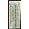 Image 2 : CSA 1864 $10 Note with 1878 Overprint on back with Advertisement for Railroad Route to N.Georgia Fai