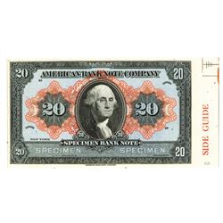 American Bank Note Company, ca.1910-30, George Washington Advertising Note.