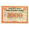 Image 1 : State of North Carolina, ca.1890-1900 Specimen Bond