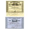 Image 1 : Quincy Mining Co., Pair of Issued Stock Certificates ca.1851-1858