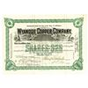 Image 1 : Wyandot Copper Co., 1899 Issued Stock Certificate