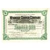 Image 1 : Wyandot Copper Co., 1899 Issued Stock Certificate