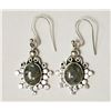 Image 1 : #2-STERLING SILVER LABRADORITE EARRINGS