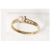 Image 1 : #5-10KT YELLOW GOLD FRESHWATER PEARL RING