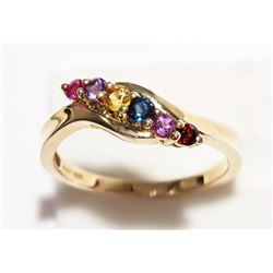 #11-10KT YELLOW GOLD WITH TOURMALINE,