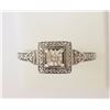 Image 1 : #25-STERLING SILVER DIAMOND(0.15CT)RING