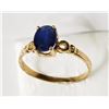 Image 2 : #35-14KT YELLOW GOLD SAPPHIRE(0.55CT)WITH