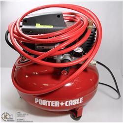 PORTERCABLE 6 GAL COMPRESSOR WITH HOSE