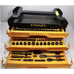 STANLEY TOOL CHEST W/ 3 DRAWERS FULL W/ COMPLETE