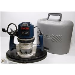 RYOBI 1 3/4 HP  ROUTER IN CASE