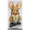 Image 1 : PENDELFIN 8" TALL FATHER RABBIT FIGURINE