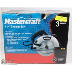 MASTERCRAFT 7 1/4"-CIRCULAR SAW, 12 AMP