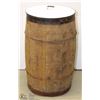 Image 1 : VINTAGE STANDARD WIRE NAILS WOOD BARREL