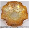 Image 1 : VINTAGE IMPERIAL MARIGOLD CARNIVAL GLASS RUFFLED