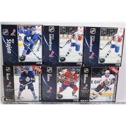 SET OF 6 NHL SEALED PUZZLES 2 X 300PCS
