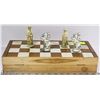 Image 1 : VINTAGE WOODEN FOLDING CHESSBOARD WITH