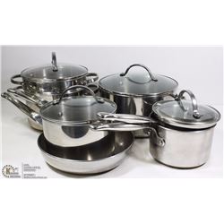 12-PC KITCHENAID POT SET WITH LIDS