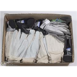 BOX W/24 PAIRS OF NEW WORK GLOVES