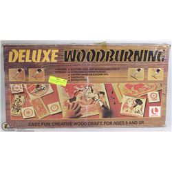 VINTAGE 1968 WOOD BURNING SET W/INSTRUCTIONS &