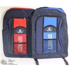 LOT OF TWO NEW SPORT BACKPACKS