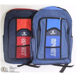 LOT OF TWO NEW SPORT BACKPACKS